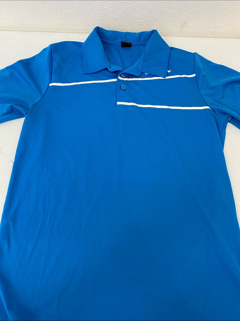 Oakley Men's Royal Blue Polo with White Chest Stripes